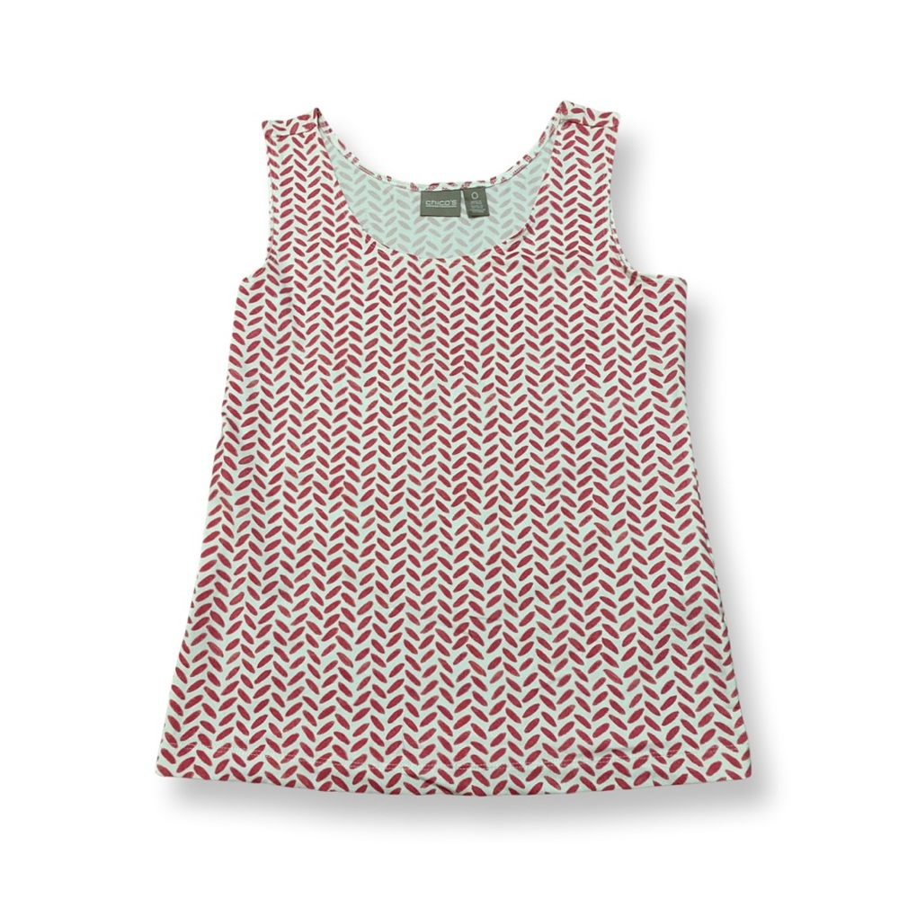 Chico’s Herringbone Top - Picture 3 of 5